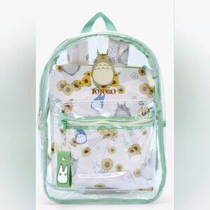 Studio Ghibli My Neighbor Totoro Clear Backpack - NWT
